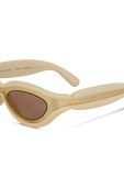 משקפי שמש עם מסגרת גומי ומתכת BOTTEGA VENETA