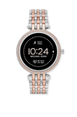 תמונה קידמית של שעון חכם דור 5 בגוון רוז גולד וכסוף
