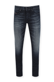 מכנסי סקיני ג'ינס בשטיפה כחולה DIESEL