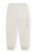 תמונה אחורית של Adidas X Ivy Park Cargo Pants in Cream