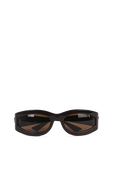 משקפי שמש שחורים עם מסגרת פרפר BOTTEGA VENETA