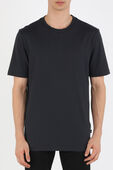 תמונת דוגמן קידמית של Tibrut Round Neck Tee in Black