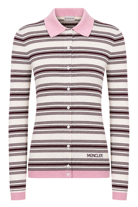 חולצת פולו בגזרת סלים MONCLER