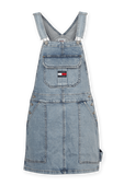 תמונה קידמית של Cargo Dungaree Denim Dress