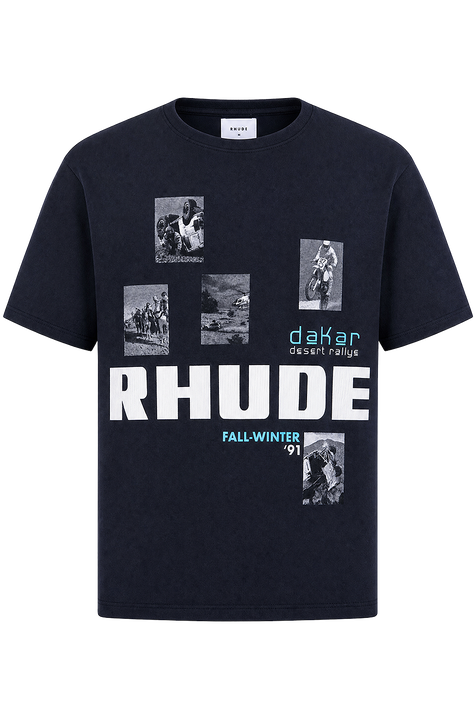 חולצת טי בגזרה משוחררת RHUDE