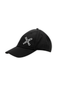 תמונה קידמית של X Logo Baseball Cap in Black