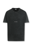Washed Color Logo Tshirt in Grey SAINT LAURENT