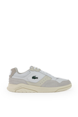 Leather and Suede Trainers in White LACOSTE