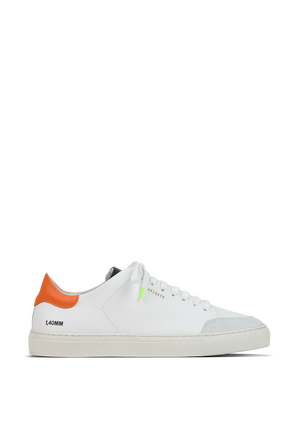 Clean 90 Triple Sneakers in White and Orange AXEL ARIGATO