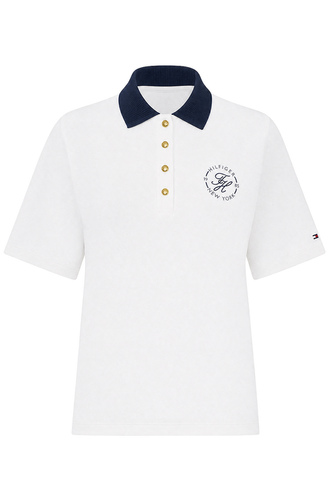 חולצת פולו בגזרה ישרה TOMMY HILFIGER