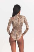 תמונת דוגמן אחורית של MOCK NECK L/S BODYSUIT