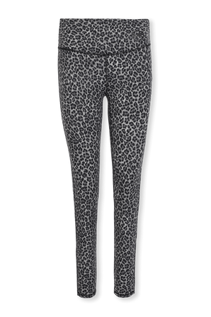 טייץ ספורט ארוך עם הדפס חברבורות בגווני אפור ושחור MICHAEL KORS