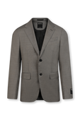 חליפה אלגנטית מצמר הכוללת בלייזר ומכנסיים מחויטים ZEGNA