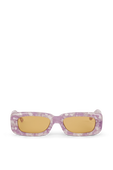 משקפי שמש מיני מארפה עם לוגו מוזהב THE ATTICO
