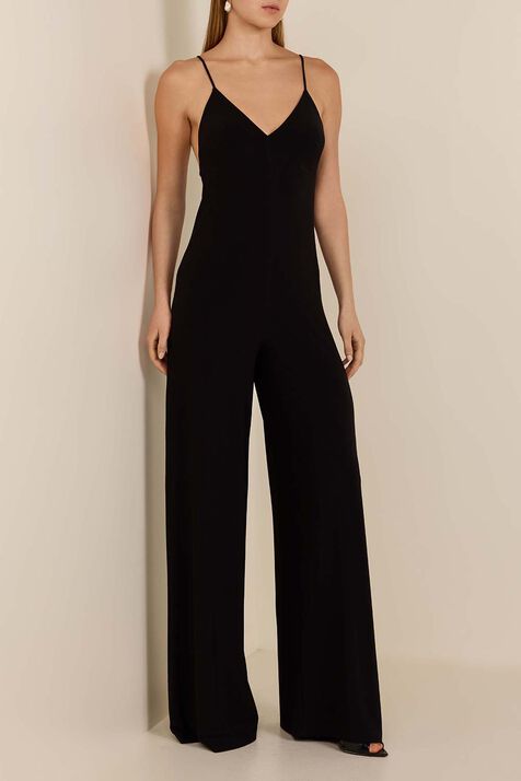 אוברול סליפ מבד ג'רזי NORMA KAMALI