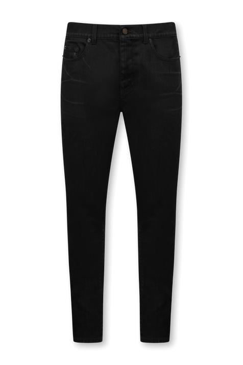 מכנסי סקיני ג'ינס בגובה בינוני SAINT LAURENT
