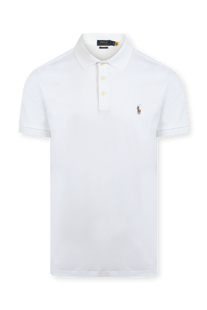 Slim Fit Polo Shirt in White POLO RALPH LAUREN