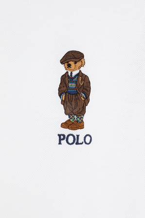 חולצת פולו עם רקמת דובי  POLO RALPH LAUREN