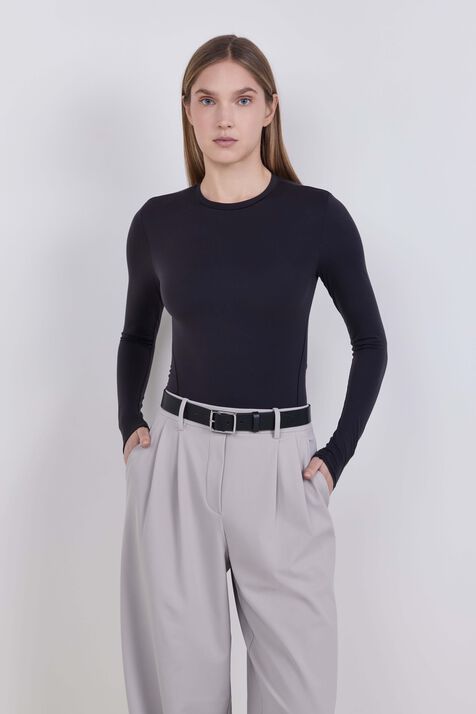 Wundermost Nulu&trade; Crewneck Long-Sleeve Shirt