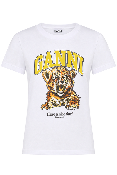 חולצת טי בגזרה משוחררת GANNI