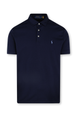 חולצת פולו מכותנה עם לוגו רקום POLO RALPH LAUREN