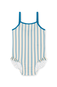 תמונה קידמית של בגד ים פסים שלם - גילאי 18-36 חודשים