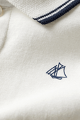 גילאי 18-24 חודשים חולצת פולו עם רקמת לוגו PETIT BATEAU