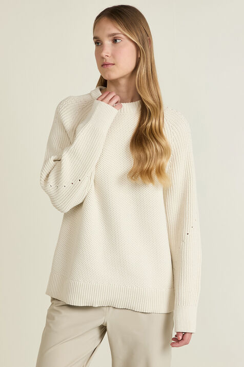 Honeycomb Crewneck Sweater