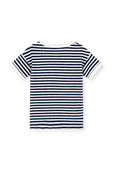 חולצת טי פסים עם כיס - גילאי 6-12 PETIT BATEAU