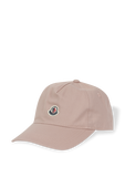 כובע בייסבול ורוד עם לוגו MONCLER