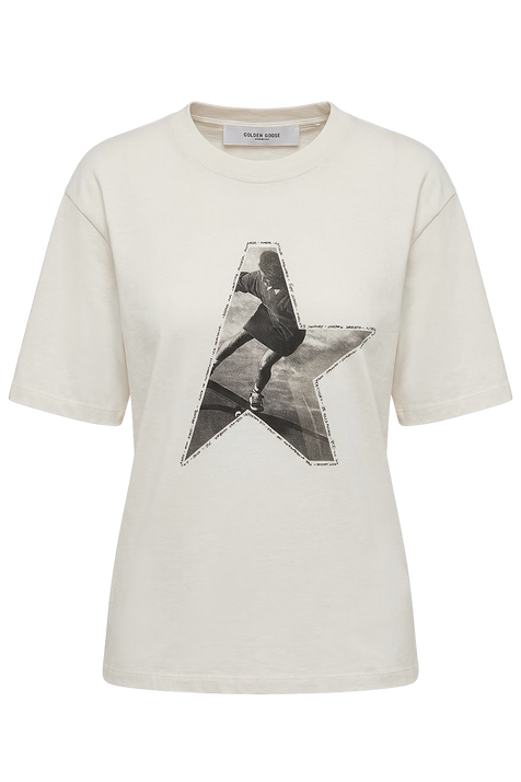 חולצת טי בגזרה מרובעת