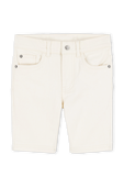 גילאי 6-12 מכנסי דנים לבנים PETIT BATEAU