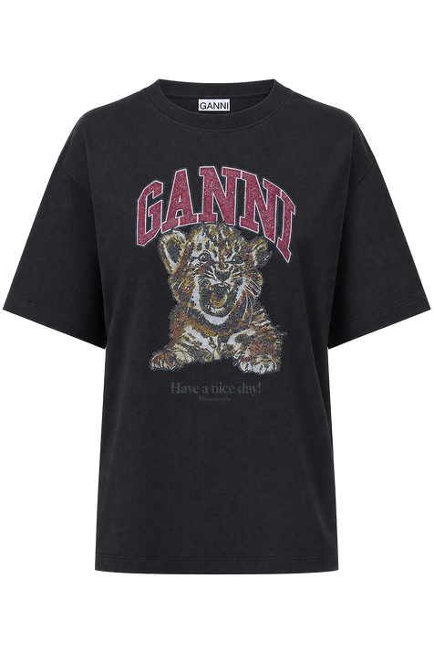 חולצת טי בגזרה ישרה GANNI
