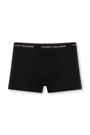 Premium Essential Stretch Cotton 3-Pack in Black TOMMY HILFIGER