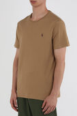 תמונת דוגמן קידמית של Slim Fit Logo Tee in Brown