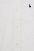 גילאי 2-4 חולצת פולו לבנה מכופתרת קלאסית POLO RALPH LAUREN KIDS