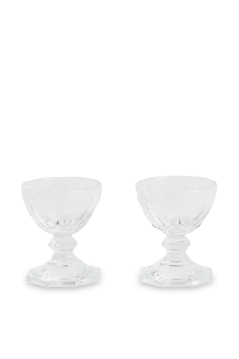 סט שני מעמדים לביצים מקריסטל שקוף BACCARAT HOME