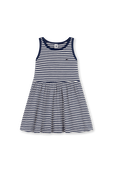 שמלת פסים קצרה - גילאי 6-12 PETIT BATEAU