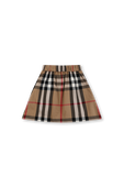 חצאית מיני משבצות - גילאי 3-10 שנים BURBERRY