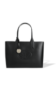 תמונה קידמית של Armani Logo Shopping Bag in Black
