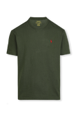 תמונה קידמית של Crewneck T-Shirt in Dark Green
