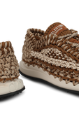 נעלי סניקרס סרוגות בגווני חום VALENTINO GARAVANI