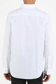 תמונת דוגמן אחורית של Rose Button Shirt in White