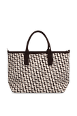 תמונה אחורית של Classic tote small *l monogram knit