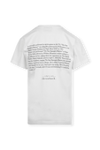 תמונה אחורית של USA Print Tshirt in White
