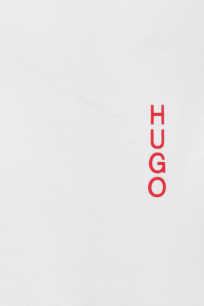 2 Pack Cotton Shirt in White HUGO