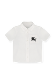 חולצה מכופתרת עם סמל הפרש - גילאי 6-24 חודשים BURBERRY