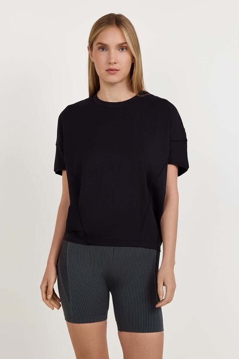 Cotton-Modal Dolman T-Shirt
