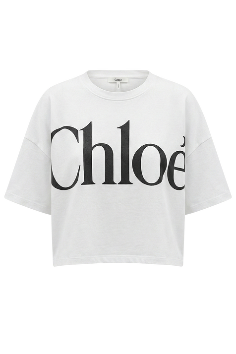 חולצת טי בגזרה מרובעת CHLOE