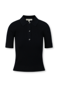 חולצת פולו סלים שחורה MICHAEL KORS